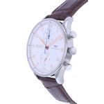 Montre d'occasion IWC Portugaise Chronographe homme automatique bracelet cuir cresus - vue D2