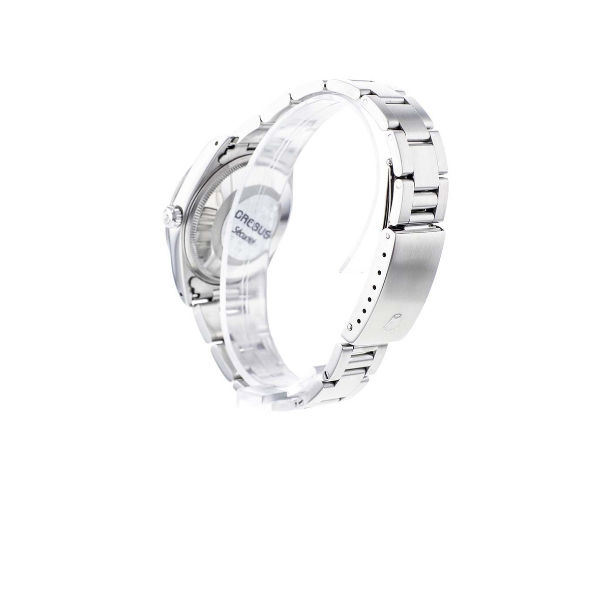 Montre d'occasion ROLEX Air King Precision homme mouvement automatique certifié (cosc) bracelet acier - vue D4