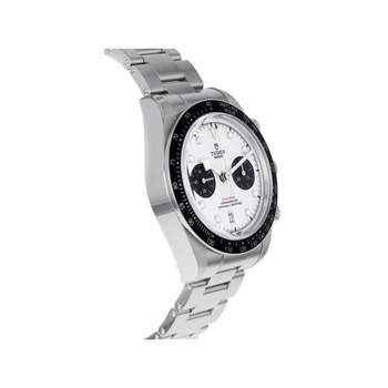 Montre d'occasion TUDOR Black Bay 41 Chronograph homme mouvement automatique certifié (cosc) bracelet acier