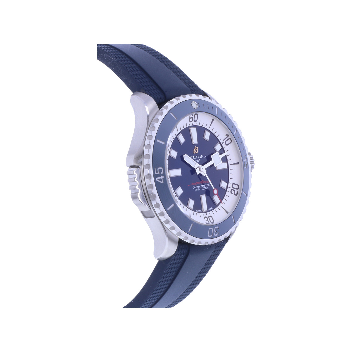 Montre d'occasion BREITLING SuperOcean Automatic 46 homme automatique bracelet caoutchouc - vue 2