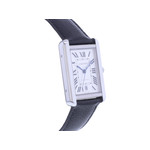 Montre d'occasion CARTIER Tank Solo XL homme automatique bracelet cuir d'origine - vue 2