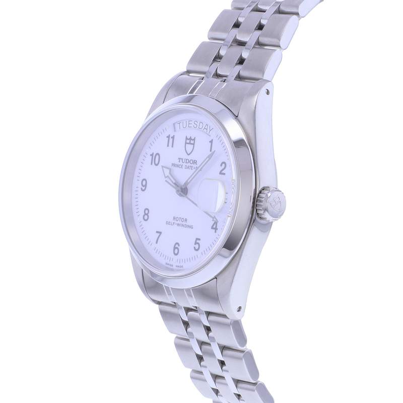 Montre d'occasion TUDOR Prince Day-Date homme automatique bracelet acier - vue D2