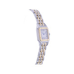 Montre d'occasion CARTIER Panthère Petit Modèle femme quartz bracelet or jaune 750/000 et acier - vue 2