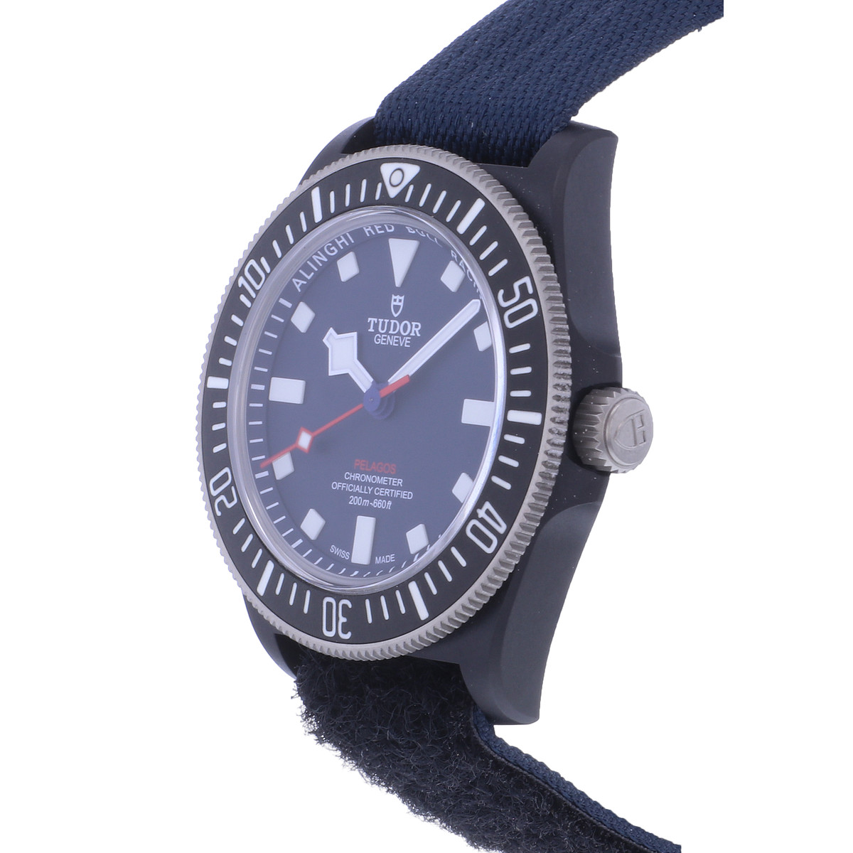 Montre d'occasion TUDOR Pelagos FXD Alinghi Red Bull Racing Edition homme mouvement automatique certifié (cosc) bracelet nato - vue D2