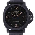 Montre d'occasion PANERAI Luminor GMT 3 Days homme automatique bracelet caoutchouc - vue D1