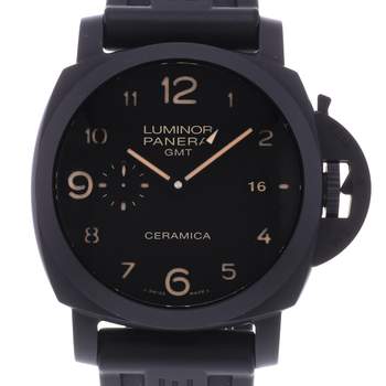 Montre d'occasion PANERAI Luminor GMT 3 Days homme automatique bracelet caoutchouc