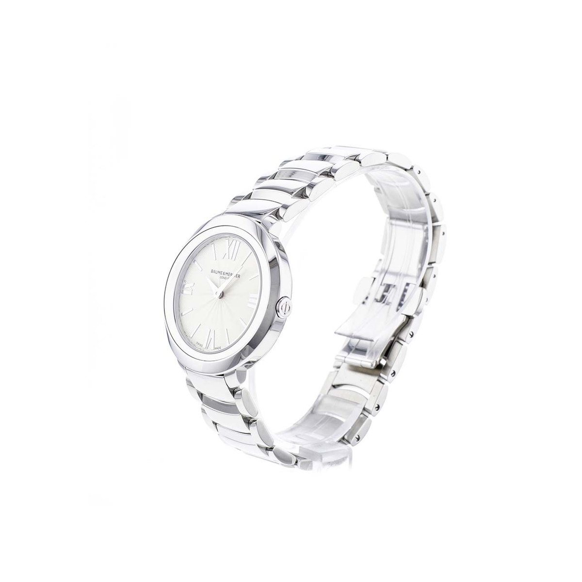 Montre d'occasion BAUME ET MERCIER Promesse femme quartz bracelet acier - vue D2