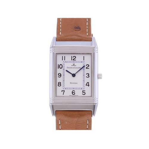 Montre d'occasion JAEGER LECOULTRE Reverso Classique mixte quartz bracelet cuir