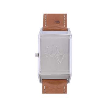 Montre d'occasion JAEGER LECOULTRE Reverso Classique mixte quartz bracelet cuir