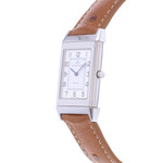 Montre d'occasion JAEGER LECOULTRE Reverso Classique mixte quartz bracelet cuir - vue D2