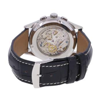 Montre d'occasion ZENITH Prime Chronographe homme mécanique bracelet cuir cresus