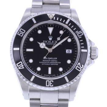 Montre d'occasion ROLEX Sea-Dweller homme mouvement automatique certifié (cosc) bracelet acier