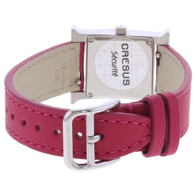 Montre d'occasion HERMES Heure H femme quartz bracelet cuir - vue 3