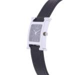 Montre d'occasion HERMES Heure H femme quartz bracelet cuir - vue D2