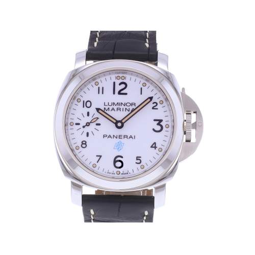 Montre d'occasion PANERAI Luminor Marina Logo 3 Days homme mécanique bracelet cuir cresus