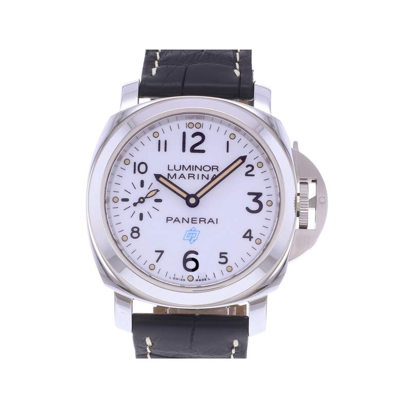 Montre d'occasion PANERAI Luminor Marina Logo 3 Days homme mécanique bracelet cuir cresus - vue 1