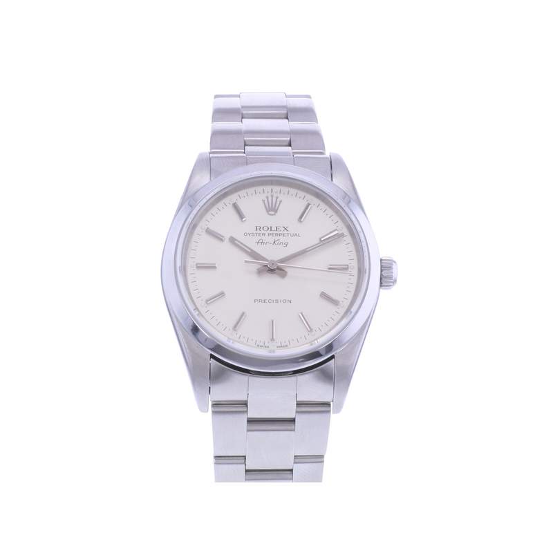 Montre d'occasion ROLEX Air King mixte automatique bracelet acier - vue 1