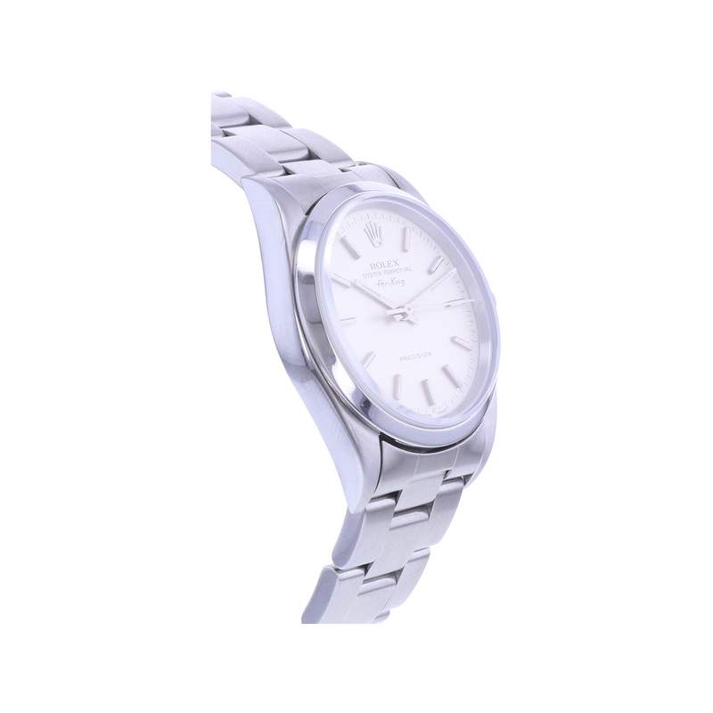 Montre d'occasion ROLEX Air King mixte automatique bracelet acier - vue 2
