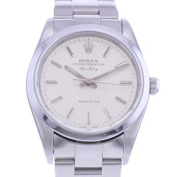 Montre d'occasion ROLEX Air King mixte automatique bracelet acier