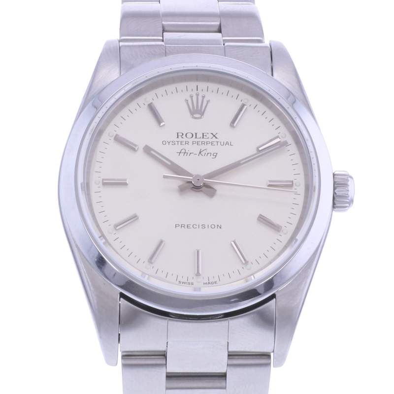 Montre d'occasion ROLEX Air King mixte automatique bracelet acier - vue D1