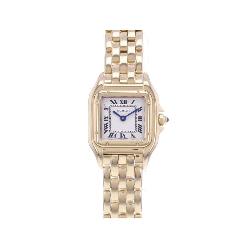 Montre d'occasion CARTIER Panthère Petit Modèle femme quartz bracelet or jaune 750/000 - vue 1