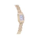 Montre d'occasion CARTIER Panthère Petit Modèle femme quartz bracelet or jaune 750/000 - vue 2