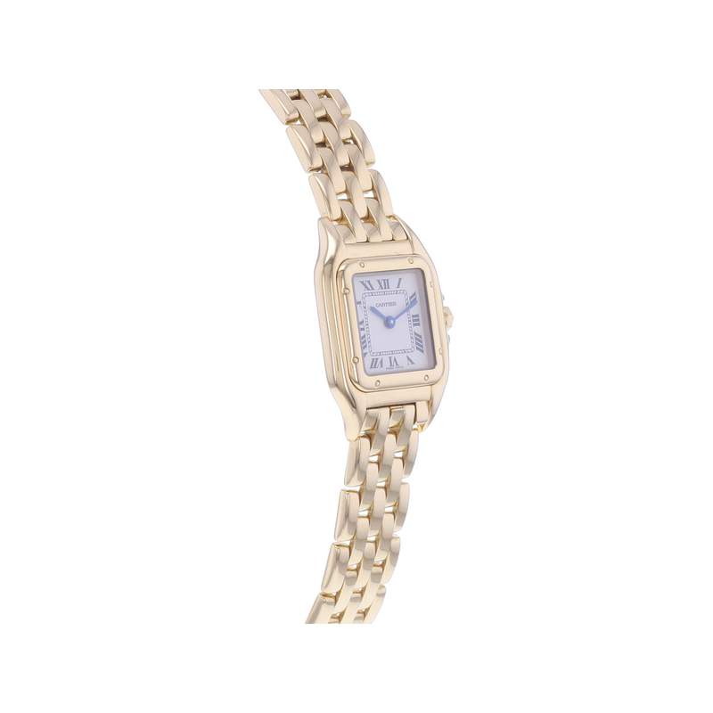 Montre d'occasion CARTIER Panthère Petit Modèle femme quartz bracelet or jaune 750/000 - vue 2