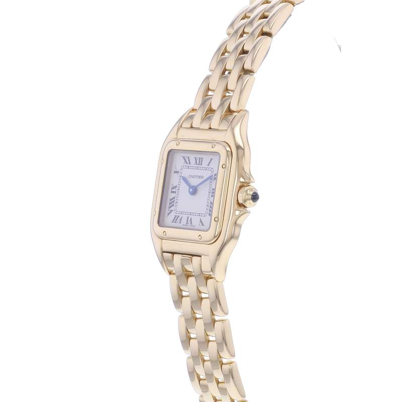 Montre d'occasion CARTIER Panthère Petit Modèle femme quartz bracelet or jaune 750/000 - vue D2