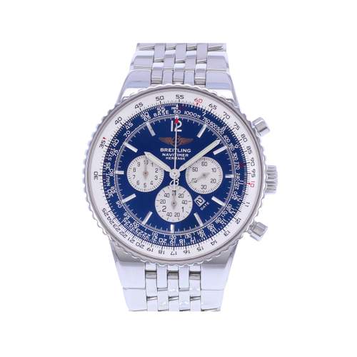Pre-owned BREITLING Navitimer Heritage men's watch with certified automatic movement (COSC) and steel bracelet