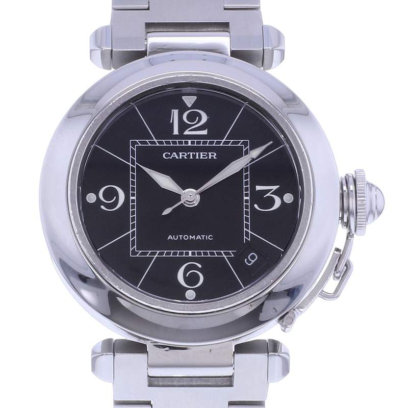 Montre d'occasion CARTIER Pasha C mixte automatique bracelet acier - vue D1