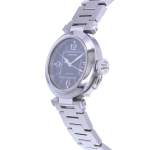 Montre d'occasion CARTIER Pasha C mixte automatique bracelet acier - vue D2