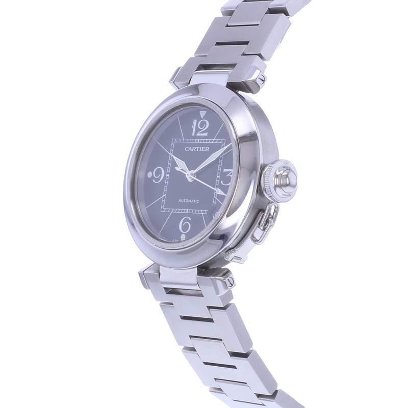 Montre d'occasion CARTIER Pasha C mixte automatique bracelet acier - vue D2
