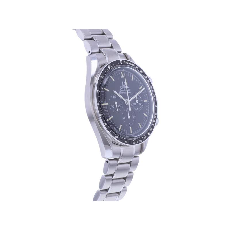 Montre d'occasion OMEGA Speedmaster Moonwatch homme mécanique bracelet acier - vue 2