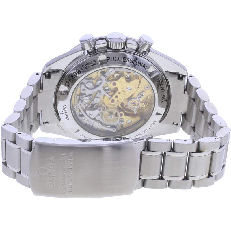 Montre d'occasion OMEGA Speedmaster Moonwatch homme mécanique bracelet acier - vue 3