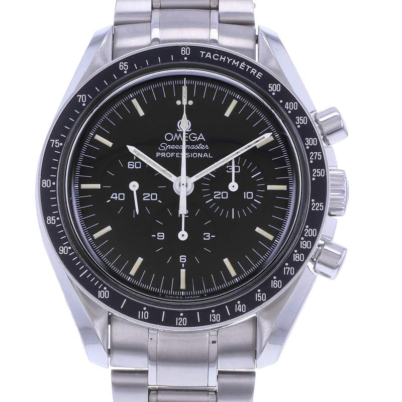 Montre d'occasion OMEGA Speedmaster Moonwatch homme mécanique bracelet acier - vue D1