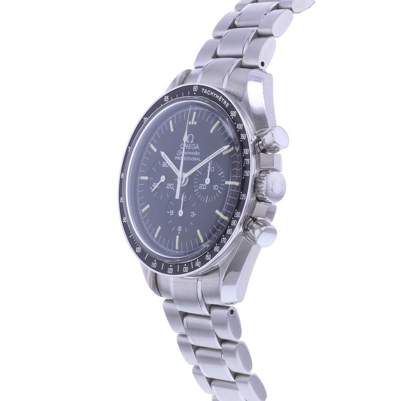 Montre d'occasion OMEGA Speedmaster Moonwatch homme mécanique bracelet acier - vue D2