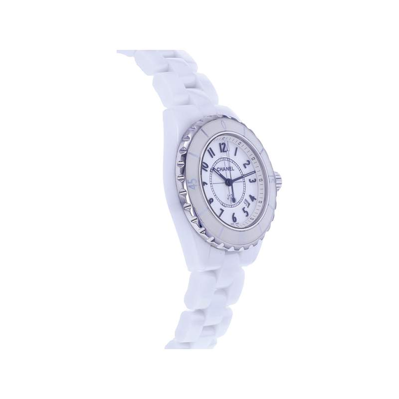 Montre d'occasion CHANEL J12 33 mm femme quartz bracelet céramique - vue 2