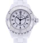 Montre d'occasion CHANEL J12 33 mm femme quartz bracelet céramique - vue D1