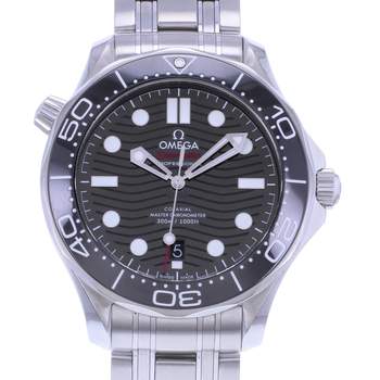 Montre d'occasion OMEGA Seamaster Diver 300 m Co-Axial Master Chronometer homme automatique bracelet acier