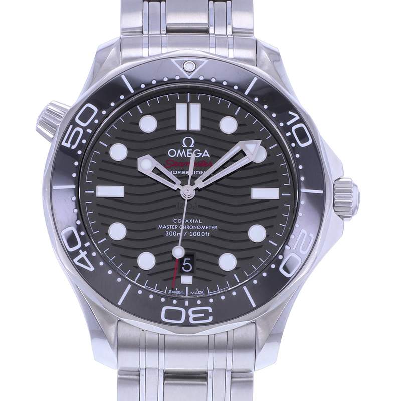 Montre d'occasion OMEGA Seamaster Diver 300 m Co-Axial Master Chronometer homme automatique bracelet acier - vue D1