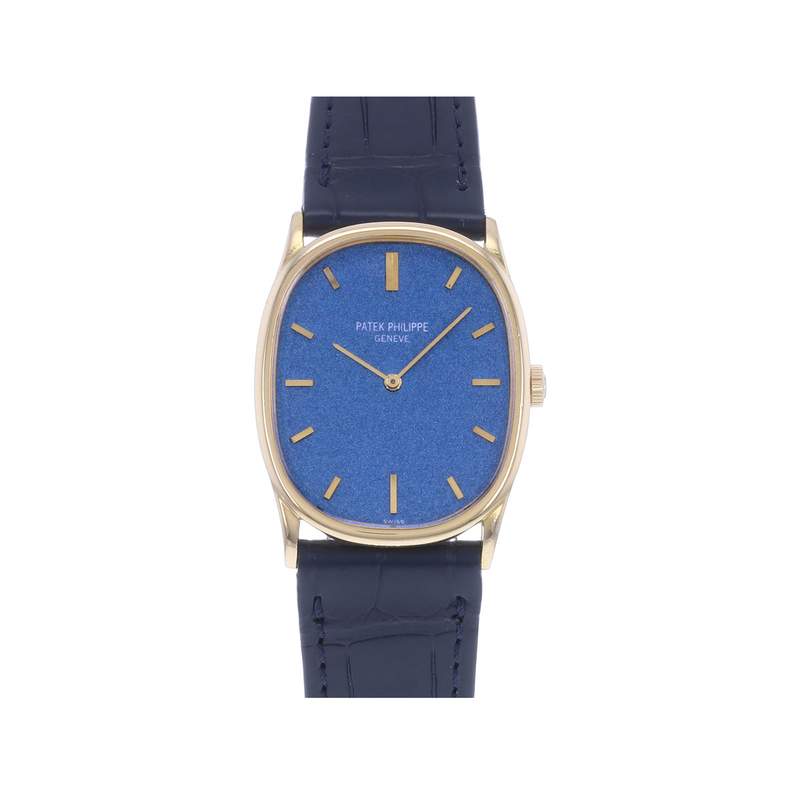 Montre d'occasion PATEK PHILIPPE Ellipse Mécanique mixte mécanique bracelet cuir d'origine - vue 1
