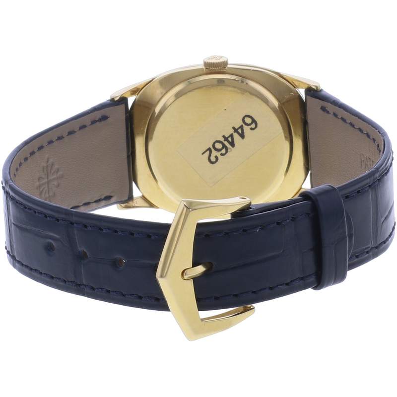 Montre d'occasion PATEK PHILIPPE Ellipse Mécanique mixte mécanique bracelet cuir d'origine - vue 3