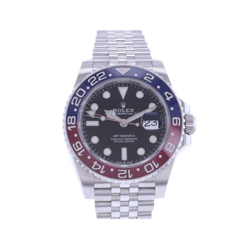 Pre-owned ROLEX GMT-Master II "Pepsi" men's watch, certified automatic movement (COSC), steel bracelet