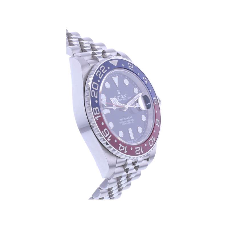 Montre d'occasion ROLEX GMT-Master II Pepsi homme mouvement automatique certifié (cosc) bracelet acier - vue 2