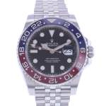 Montre d'occasion ROLEX GMT-Master II Pepsi homme mouvement automatique certifié (cosc) bracelet acier - vue D1