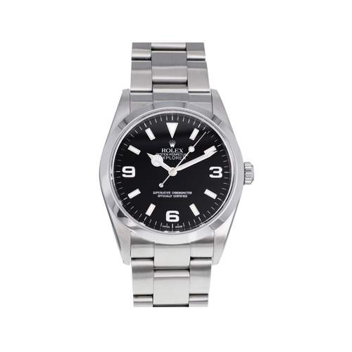 Montre d'occasion ROLEX Explorer I 36mm homme mouvement automatique certifié (cosc) bracelet acier