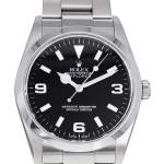Montre d'occasion ROLEX Explorer I 36mm homme mouvement automatique certifié (cosc) bracelet acier - vue D1