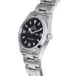 Montre d'occasion ROLEX Explorer I 36mm homme mouvement automatique certifié (cosc) bracelet acier - vue D2