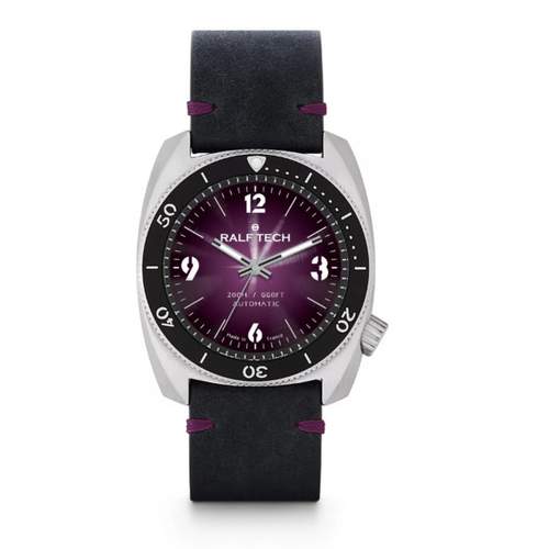 Montre d'occasion RALF TECH WRB Automatic Purple Mood homme automatique bracelet acier