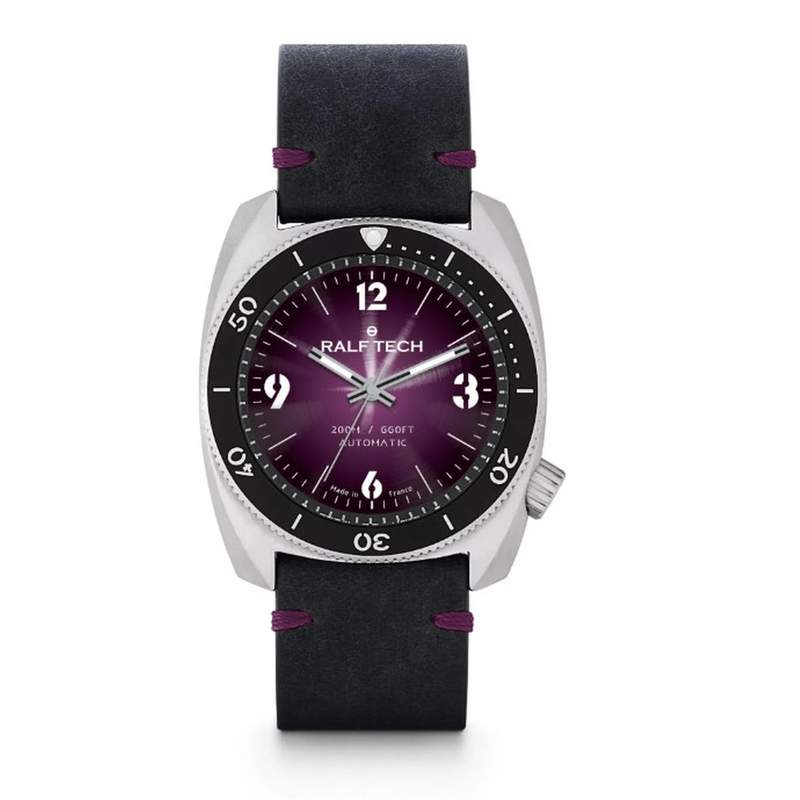 Montre d'occasion RALF TECH WRB Automatic Purple Mood homme automatique bracelet acier - vue 1